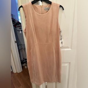 Calvin Klein NWT faux suede sleeveless dress size 12